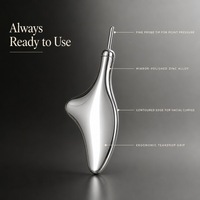 Outil de massage facial et corporel en métal Gua Sha, gratteur, bâton de massage des points d'acupression, outil de massage des points de déclenchement, outil Gua Sha facial