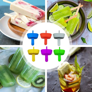 Support à sucettes et porte-glaçons en silicone écologique anti-goutte, portable, pour les friandises des enfants, compatible congélateur - Product Image 5