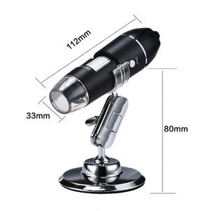 Camera kính hiển vi kỹ thuật số 1600X 3in1 Type-C USB Kính hiển vi điện tử cầm tay để hàn Kính lúp LED để sửa chữa điện thoại di động - Product Image 1