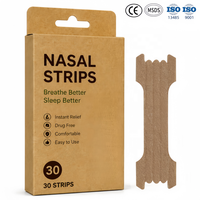 Bandes nasales CE MSDS à retrait indolore, sans résidus, adhésif puissant, anti-ronflement, pour une meilleure respiration et un sommeil amélioré, personnalisables OEM