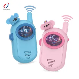Chengji Kid Phone Walkie Talkie Toy Multifunction Early Educational 1 Click Call Cartoon Walkie-talkie Toy