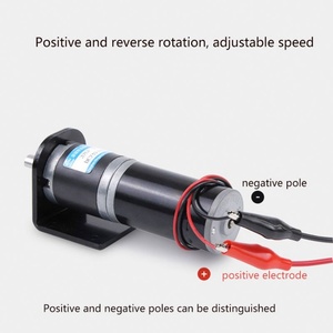 24V/12V DC Planetary Gear Motor 32MM Diameter Small Brush with Adjustable Speed for Fan Use - Product Image 3