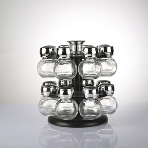 Ensemble <span class=keywords><strong>de</strong></span> bouteilles à épices en verre scellées pour assaisonnement <span class=keywords><strong>de</strong></span> <span class=keywords><strong>barbecue</strong></span> rotatif pour <span class=keywords><strong>ustensiles</strong></span> <span class=keywords><strong>de</strong></span> cuisine - Product Image 2