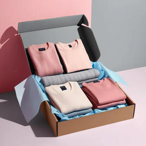 Boîte d'emballage de vêtements avec logo personnalisé Offre Spéciale Boîte d'expédition d'accessoires de mode Boîte en carton ondulé - Product Image 2