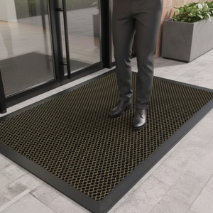 Alfombra de Puerta Comercial de TPE, Hermosa, Duradera, Reversible, Moderna, con Patrón de Rompecabezas Impreso en 3D, Antimicrobiana y Resistente a las Manchas, para Hogar y Hotel - Product Image 1