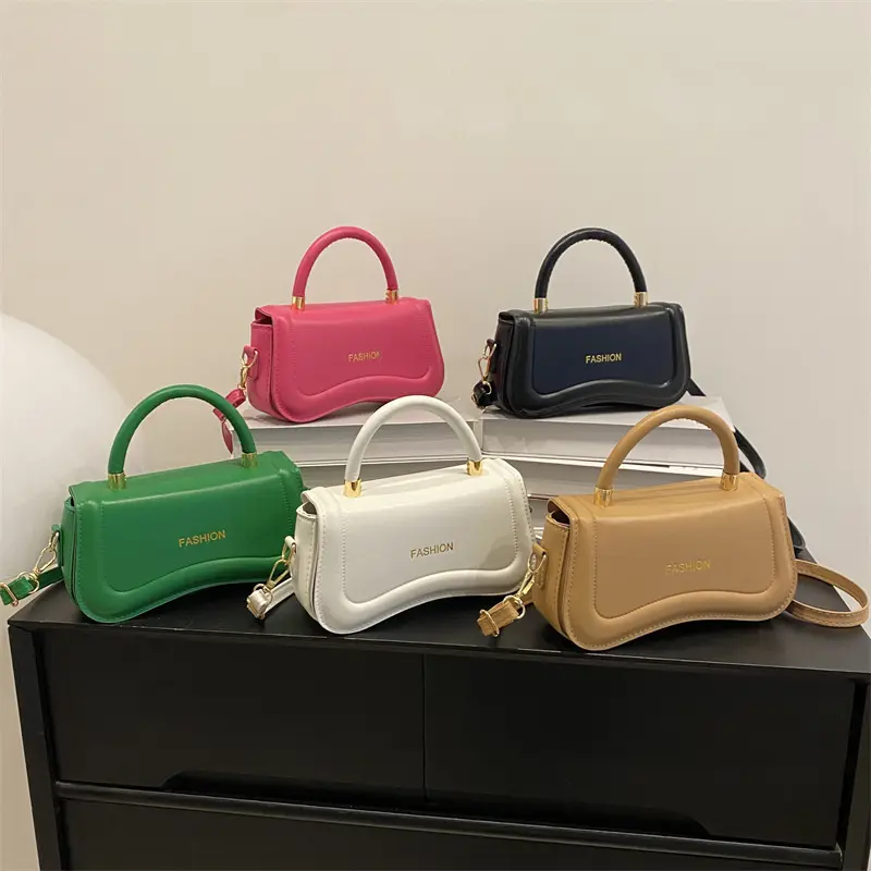 New Hot Sale Shoulder Bag 2024 Women's Fashion Handbag Luxury Black Leather Women's Mini Shoulder Bag