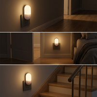 Mini veilleuse LED à brancher, lampe de protection oculaire, idéale pour chevet, allaitement de bébé, salon