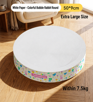 Jouet de luxe pour petit chien, panier à chat en carton doux et résistant, super grand nid pour chat, griffoir intégré résistant à l'usure et aux rayures