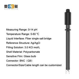 E-201-C PH Combination Electrode For Water Analysis Surface Water Ground Drinking Domestic Pool Industrial Water Probe