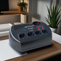 Régulateur de tension automatique de type relais monophasé ZHONGSHAN KEBO AC ST-2kVA, de bureau, en aluminium, efficacité 98%, 50/60Hz, CE