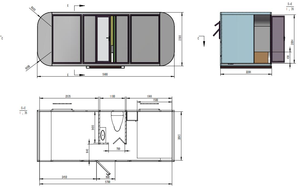 20ft prefab nhà di động nhỏ sang trọng nhà nhỏ văn phòng container di động - Product Image 4