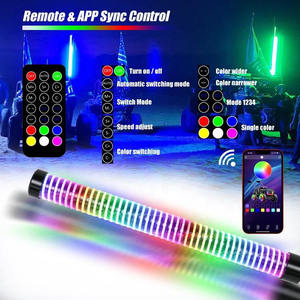 Yeni 1/2/Polaris Cob kırbaç işık 2.2 inç RGB rüya yağ kırbaç işık sinyal fonksiyonu ile Polaris RZR Can-Am Maverick X3 - Product Image 4