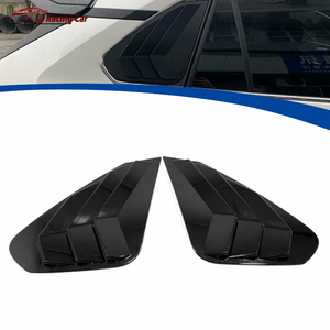 Cubierta de ventana de coche Aspecto de carbono Exetrior Rejilla de ventana lateral de coche trasero Accesorios de coche para <span class=keywords><strong>Toyata</strong></span> <span class=keywords><strong>Rav4</strong></span> 2019-2023 - Product Image 1
