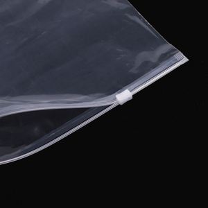 Eu <b>Recyclable</b> Low Moq Poly Clothes Zipper <b>Bags</b> <b>Clear</b> Plastic Apparel <b>Bag</b> for Packaging Shirt - Product Image 3