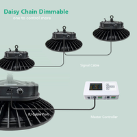 Système d'éclairage LED UFO COB à spectre complet haute puissance 100W-300W IP65 pour la croissance des plantes en intérieur à usage commercial