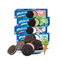 Galletas Oreo de 97g, las Más Vendidas, con Sabor a Chocolate, Fruta Dulce y Azúcar, Bocadillos Exóticos para Niños