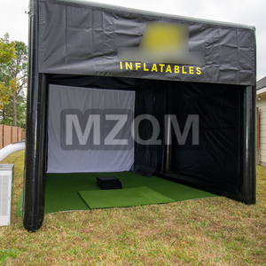 <span class=keywords><strong>Prix</strong></span> de gros d'usine, simulateur de golf gonflable mobile, tente d'enceinte facile à installer - Product Image 3