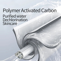 Filtre en fibre de carbone activé (ACF) Conception de cartouche d'élimination du chlore pour pommeau de douche Filtre de douche remplacé