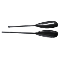 Pagaie de kayak en fibre de carbone avec logo personnalisé Pagaie de kayak légère en 2 pièces à aile réglable de 210cm à 220cm pour kayak