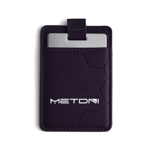 Rectangle Portable Custom Logo Stainless Steel Single Side Cosmetic Pocket <b>Mirror</b> With PU Pouch - Product Image 1