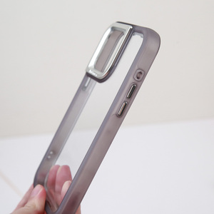 Claro colorido 3 <span class=keywords><strong>en</strong></span> 1 caja del teléfono móvil para iPhone 15 14 13 Fundas Al Por Mayor con TPU + PC + acrílico Simple diseñador contraportada - Product Image 6