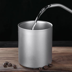 Taza de Titanio de Doble Pared Resistente al Calor, Mini Taza para Beber Té, Taza de Café para Acampar al Aire Libre, Accesorios de Camping - Product Image 5