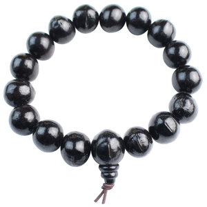 Bodhi Seed <b>Soapberry</b> Bracelet 16 Beads Ball Shape Ethnic Style Buddhist Prayer Beads Unisex Everyday Wear Jewelry - Product Image 5