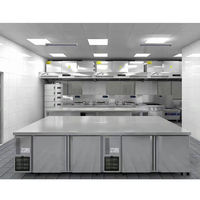 Mesin Dapur Komersial dari Baja Tahan Karat Perlengkapan Dapur Restoran dan Hotel