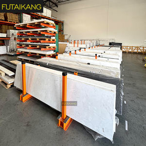 Фабричная индивидуальная Современная полка для керамической плитки, металлическая полка, склад, гранитная плита, Мраморная демонстрационная стойка для образцов - Product Image 4