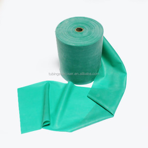 Propre Multifonctionnel <span class=keywords><strong>Multi</strong></span> Neutre Theraband Vert Élastique Latex Bande D'entraînement Bandes De Résistance Gym 50 Yard Rouleau - Product Image 3
