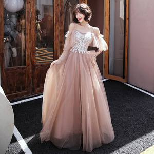 decent evening dresses Delightful Crème Evening Dress |Party Dresses XL / CREME / Satin main image 0