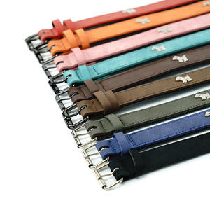 Collar de Cuero Suave para Perros Pequeños, Medianos y Grandes, Correa para el Cuello, Correa para Pasear y Entrenar Perros - Product Image 1