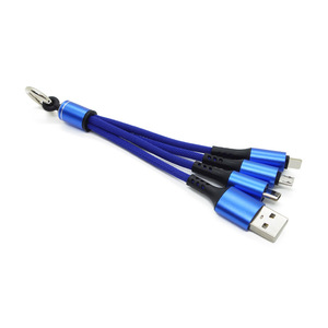 Vendita calda 15cm 0.15m 3 in1 <span class=keywords><strong>Usb</strong></span> cavo di ricarica portachiavi per <span class=keywords><strong>iphone</strong></span> tipo c <span class=keywords><strong>Micro</strong></span> 3 in1 <span class=keywords><strong>Usb</strong></span> dati cavo portachiavi - Product Image 5