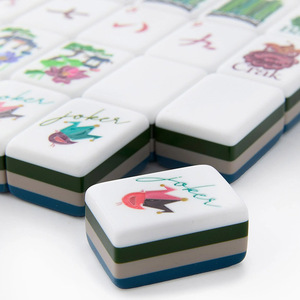 Custom Manufacturer <b>Mahjong</b> 4 Color American <b>Mahjong</b> with Low Moq Custom Orders Made From Acrylic - Product Image 4