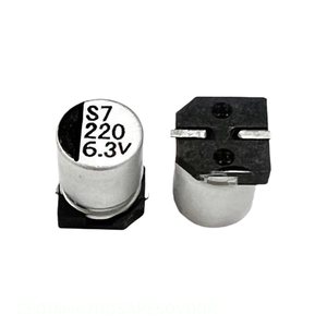 ตัวเก็บประจุแบบยึดพื้นผิว CS016M470D5APE50V00R 47 uF ตัวเก็บประจุแบบ SMD ขนาด47 uF 20% 16V - Product Image 1