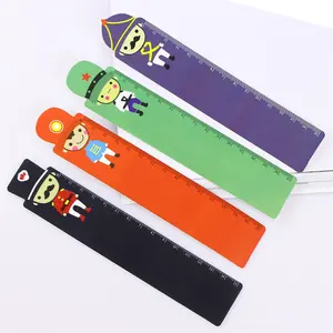 Trực Tiếp Nhà Máy Giá Trường Văn Phòng Phẩm Bán Buôn Thấp Moq Anh Phong Cách 15Cm Kawaii Tái Chế Nhựa Mềm Cai Trị Cho Sinh Viên