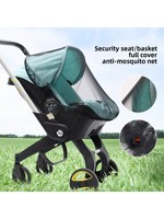 Pare-soleil pour poussette Doona, auvent pliable à 360 degrés, protection contre le soleil et les moustiques, accessoire pour siège auto pour nouveau-né