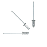 Structure polyvalente unique de rivets multigrip de couleur aveugle d'acier inoxydable
