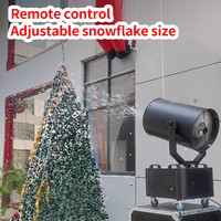 Machine à neige électrique 3000W pour les activités de plein air de Noël Télécommande avec étui de vol inclus