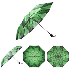 Paraguas Plegable Portátil de 3 Pliegues con Diseño Único de Plátano para Regalos Elegantes - Product Image 6