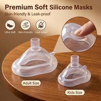Dispositif anti-étouffement portable SSHTang, kit de sauvetage des voies respiratoires d'urgence avec masques en silicone pour adultes et enfants, pour les premiers secours à domicile