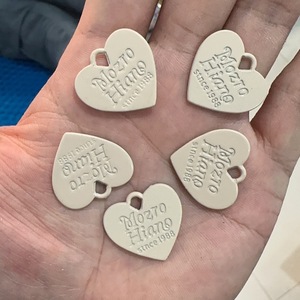 Love Heart Carve Esmalte Charms <span class=keywords><strong>Rosa</strong></span> Azul Aleación de zinc Colgante Accesorios de joyería - Product Image 5