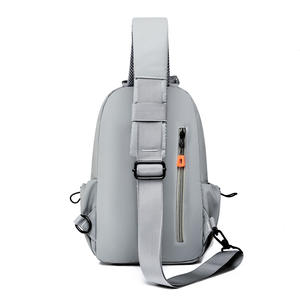Sac bandoulière pour homme en vente chaude, sac de poitrine grande capacité, imperméable, avec <span class=keywords><strong>port</strong></span> USB, sac de sport décontracté pour les voyages - Product Image 4