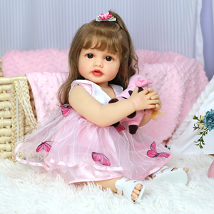 Nuovo Design Realistico <span class=keywords><strong>Mia</strong></span> Bambola Reborn Bambina 55 cm Bambole Reborn Realistiche per Regali per Bambini Giocattolo Kit Bambole Reborn - Product Image 3