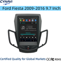 Autoradio GPS Navigation Multimédia Lecteur Vidéo de Voiture Vertical Style Tesla OLED Android 12 Compatible Ford Fiesta 2009-2016