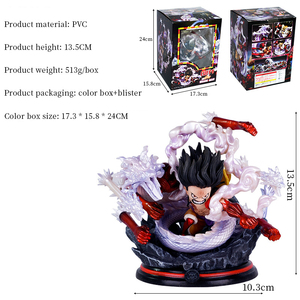 Haute qualité 13.5cm PVC modèle jouet pour une pièce <span class=keywords><strong>Luffy</strong></span> figurine <span class=keywords><strong>petit</strong></span> dessin animé Anime Statue jouet à collectionner - Product Image 2