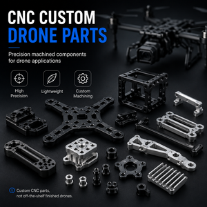 Rapid Aluminum CNC Machining Services Custom CNC Machining Parts Services <b>Drone</b> Parts <b>Drone</b> Spare Parts - Product Image 5