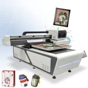 Multifunctional 6090 UV flatbed printer machines for business ideas UV ink cup printing machine