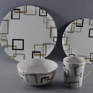 Juego de cena de camping de <span class=keywords><strong>melamina</strong></span> de <span class=keywords><strong>16</strong></span> <span class=keywords><strong>piezas</strong></span> <span class=keywords><strong>Vajilla</strong></span> de picnic al aire libre fácil de llevar - Product Image 5