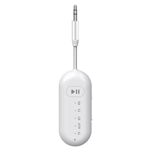 2 en 1 para <span class=keywords><strong>Bluetooth</strong></span> 5,0, Kit de coche, receptor, transmisor, adaptador AUX inalámbrico para TV/interruptor/avión, convertidor de auriculares <span class=keywords><strong>Bluetooth</strong></span> - Product Image 5